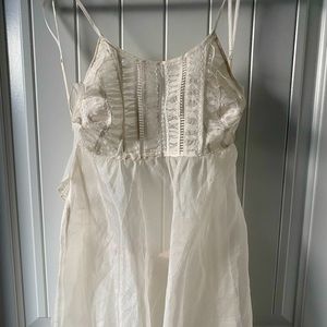 VICTORIAS SECRET BRIDAL BABYDOLL LACE ORGANZA